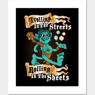 Trolling in the Streets - RPG - Funny Dungeons and Dragons Monster Posters and Art